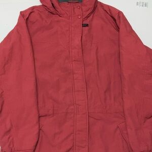 Vintage L.L. Bean Men's Deep Red jacket